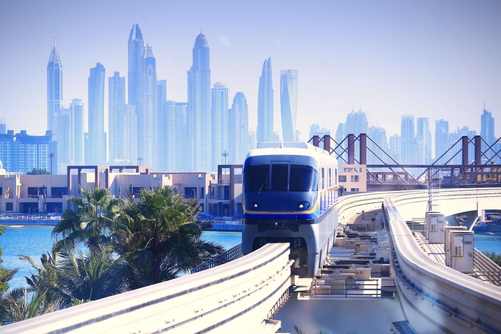 Monorail de l'île de Palm Dubai