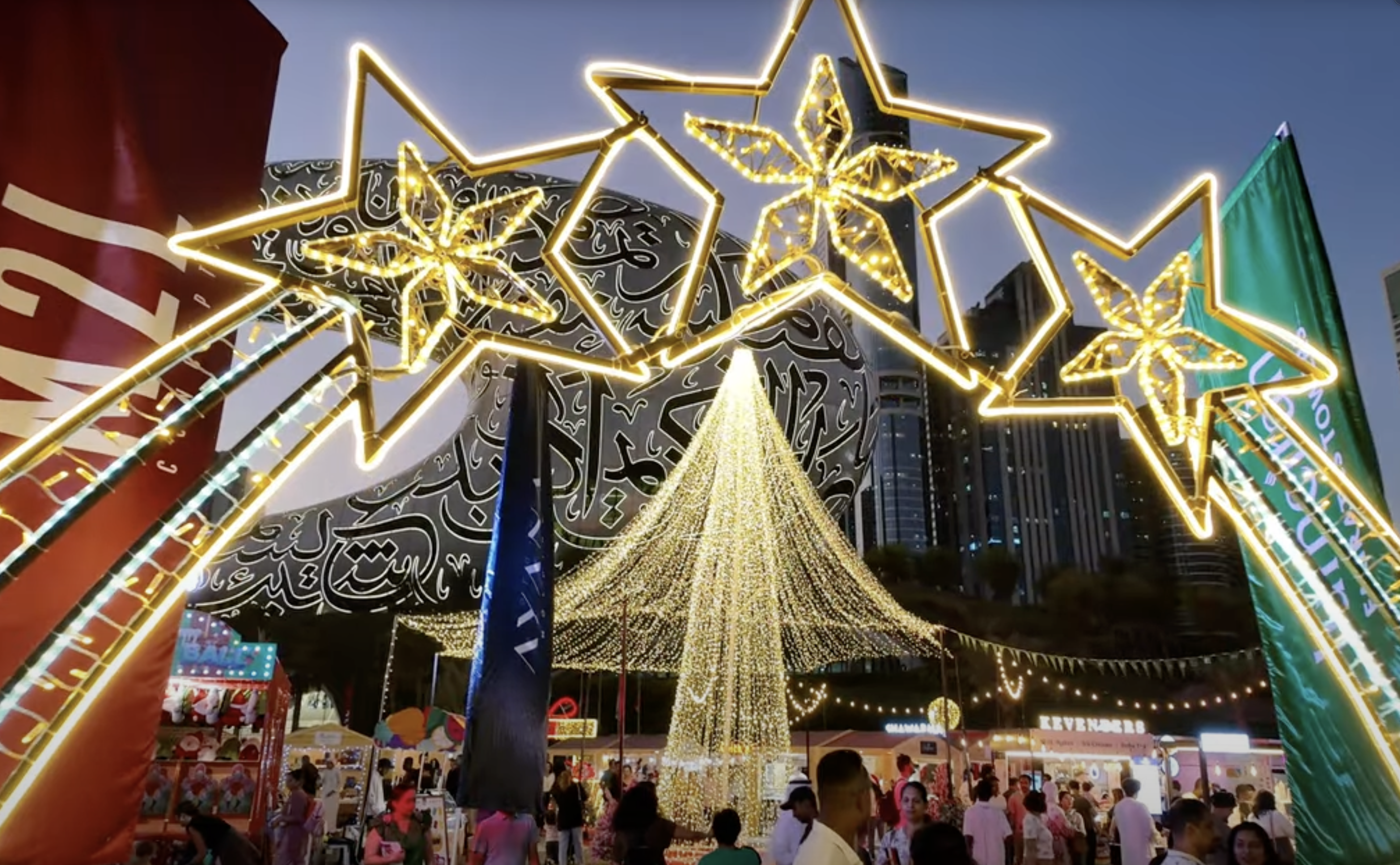 Christmas market Dubai Downtown